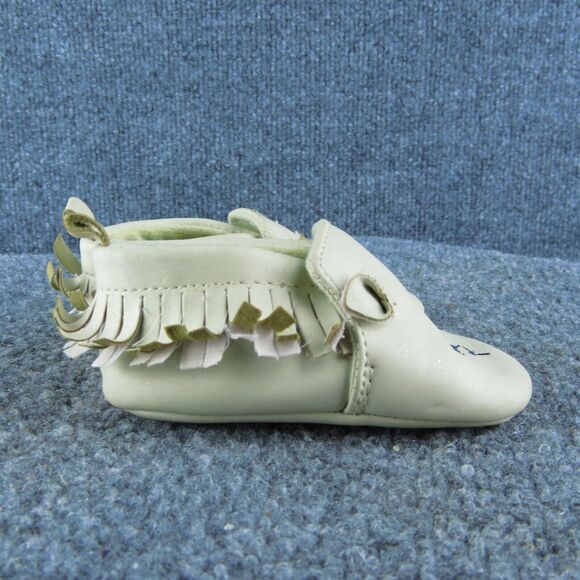 Child of Mine by Carter's Girls Bootie Size T 3-6 Month Medium Beige Synthetic - Picture 4 of 7